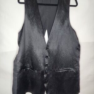 Ann Demeulemeester Black Button-Up Vest